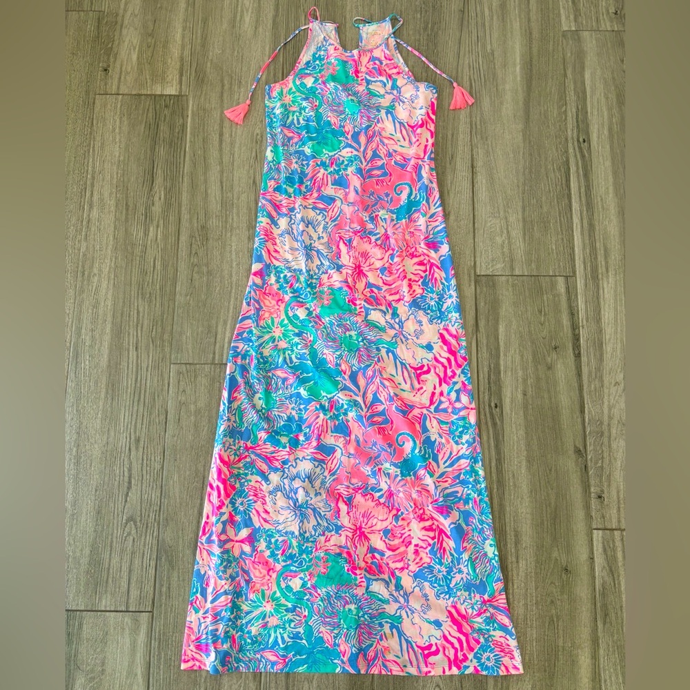 Lilly Pulitzer Margot Dress, in Blue Peri - Viva La Lilly, Small, NWT - Picture 1 of 5